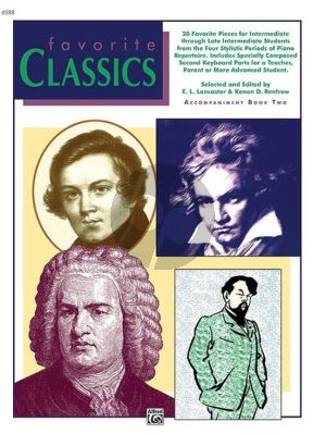 Lancaster Renfrow Favorite Classics Vol.2 Accompanent Book (Level Intermediate/Late Intermediate)