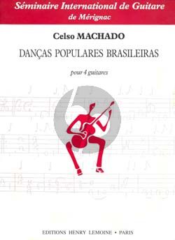 Machado Danses Populares Brasiliennes 4 Guitares