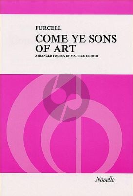 Purcell Come Ye Sons of Art SSA and Piano