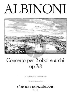 Albinoni Concerto D-dur Op.7 No.8 2 Oboen und Streichorchester (Klavierauszug) (Walter Kolneder)