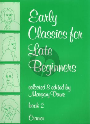 Dawe Early Classics for late Beginners Vol.2 Piano