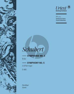 Schubert Symphonie No. 5 B-dur D.485 Partitur (Peter Hauschild)