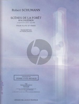 Waldszenen (Scenes de la Forest)  Op.82 Flute-Piano
