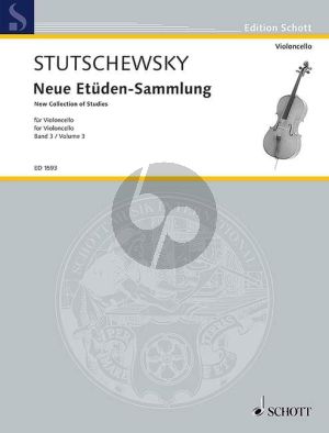 Stutschewsky Neue Etuden-Sammlung Vol.3 (All lower positions in thumb postions) Violoncello