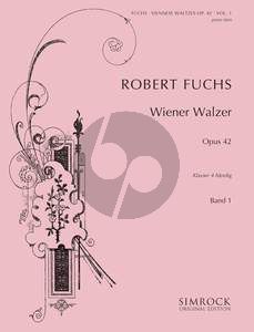 Fuchs Wiener Walzer Op.42 Vol.1 (No.1-10) Klavier zu Hd.