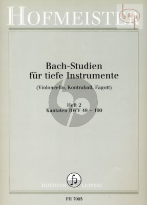 Studien Vol.2 Kantaten BWV 49 - 100