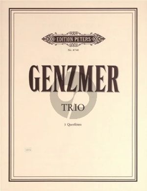 Genzmer Trio für 3 Flöten (Part./Stimmen) (1990)