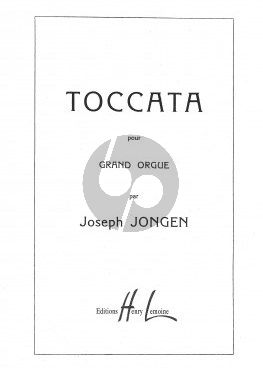 Jongen Toccate Op. 104 pour Orgue