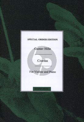 Hille Czardas Op.23 No.3 for Violin and Piano