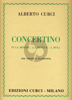 Curci Concertino a-minor Violin and Piano