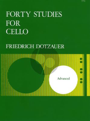 Dotzauer 40 Studies for Violoncello