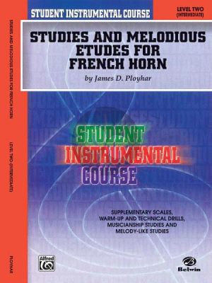 Ployhar Studies & Melodious Etudes Level 2 for French Horn (Intermediate)