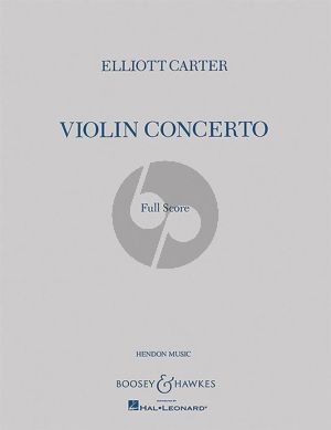 Carter Concerto for Violin and Orchestra Score