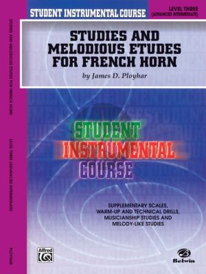Ployhar Studies & Melodious Etudes for French Horn Vol.3 (Level: Advanced Intermediate)