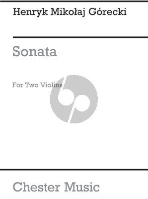 Gorecki Sonata Opus 10 2 Violins