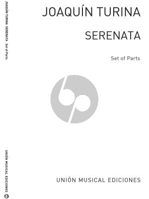 Turina Serenata Op.87 for String Quartet (2 Violins, Viola and Violoncello) Parts