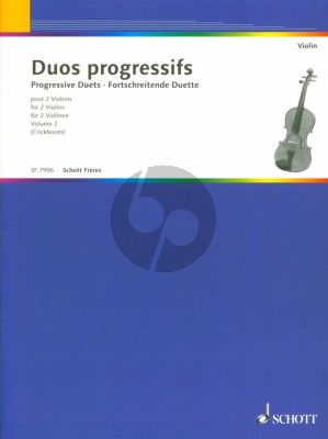 Album Mazas - Pleyel Duos Progressifs Vol. 2 for 2 Violins (Edited by Mathieu Crickboom)