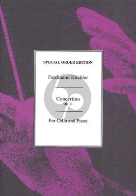 Kuchler Concertino G-major Op.11 Violoncello and Piano (1st.Pos.)