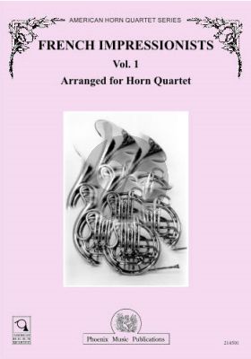 French Impressions Vol.1 4 Horns (Score/Parts) (arr. Kerry Turner and Geoffrey Winter)