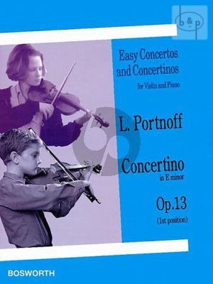 Portnoff Concertino e-minor Op.13 Violin-Piano (1st.Pos.)