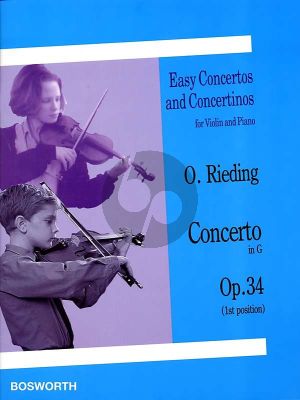 Rieding Concerto G-major Op.34 Violin and Piano (1st Position)