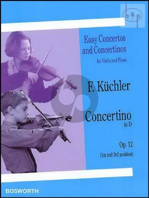Kuchler Concertino D-major Op.12 Violin-Piano (1st- 3rd Position)