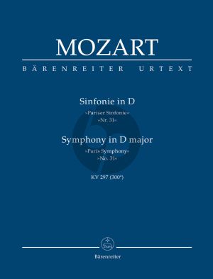 Mozart Symphony No.31 in D major K. 297 (300a) ' Paris Symphony' Study Score