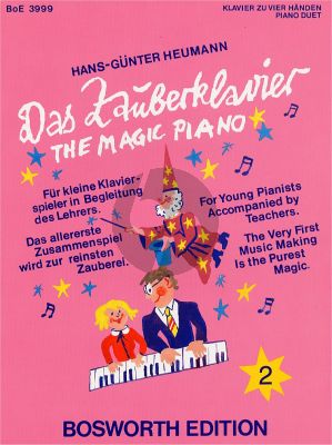 Heumann Das Zauberklavier - The Magic Piano Vol. 2 Piano 4 hds (Für kleine Klavierspieler in Begleitung des Lehrers)