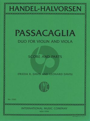 Handel Passacaglia (Halvorsen) (IMC)