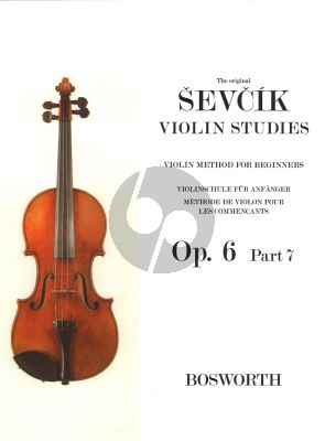 Sevcik Violin Method for Beginners Op.6 Vol.7 (5th Position and combining the various Positions)