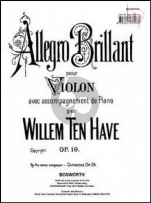 Allegro Brillant Op.19 Violin-Piano
