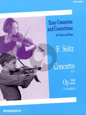 Seitz Concerto D-major Op.22 Violin and Piano (1st Position)