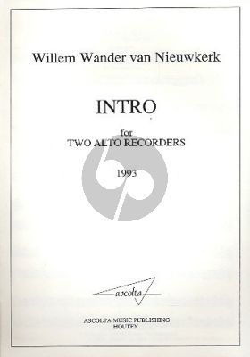 Nieuwkerk Intro (1993) 2 Treble Recorders