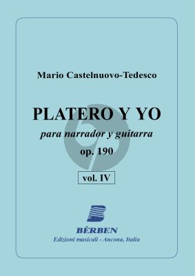 Castelnuovo-Tedesco Platero y Yo Op.190 Vol.4 Narrator with Guitar