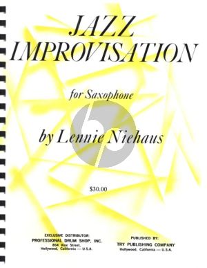 Niehaus Jazz Improvisation (with 12 Jazz Etudes, 30 Improvised Solos and 7 Jazz Duets with Improvis.)