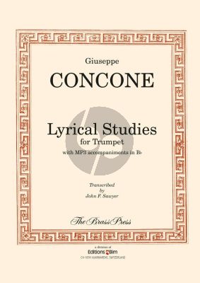 Concone Lyrical Studies for Trumpet (John Sawyer)