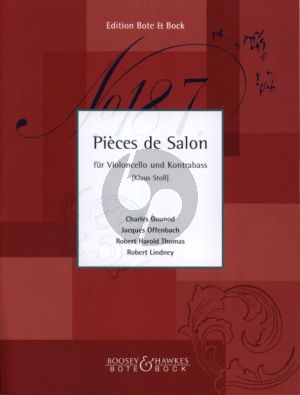 Album Pieces de Salon fur Violoncello und Kontrbass Spielpartitur (2 Exmplare) (Herausgeber Klaus Stoll) (Mittelschwere Stücke)
