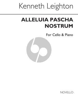 Leighton Alleluia Pascha Nostrum Op. 85 Violoncello and Piano
