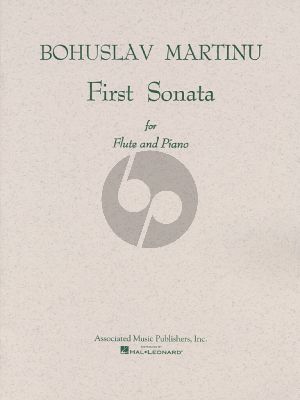 Martinu First Sonata for Flute and Piano