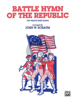 Schaum Battle Hymn of the Republic 2 Pianos 8 Hands (2 Piano Parrs Included)