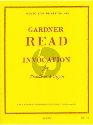 Read Invocation Op.135 Trombone and Organ