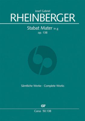 Rheinberger Stabat Mater g-minor Op.138 (1884) (SATB-Organ[2 Vi.- Va.-Vc.-Bass opt.]) (Score) (Theill)
