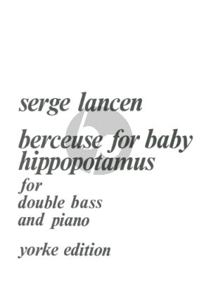 Lancen Berceuse Baby Hippopotamus Double Bass and Piano