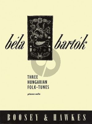 Bartok 3 Hungarian Folk Tunes Piano solo