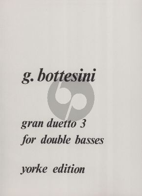 Bottesini Gran Duetto No. 3 2 Double Basses