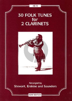 30 Folktunes for 2 Clarinets (arr. Robert Stewart)