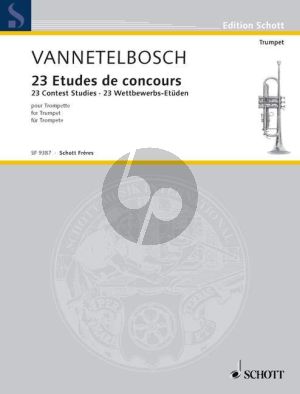 Vannetelbosch 23 Etudes de Concours Trompette