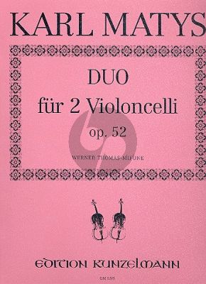 Matys Duo Op.52 2 Violoncellos (Thomas-Mifune)