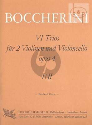 6 Trios Op.4 Vol.2 (No.4 - 6)