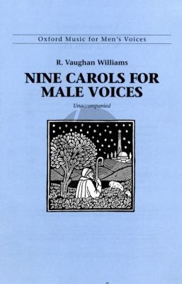 Vaughan-Williams 9 Carols for Male Voices Vocal Score (TTBB unaccompanied)